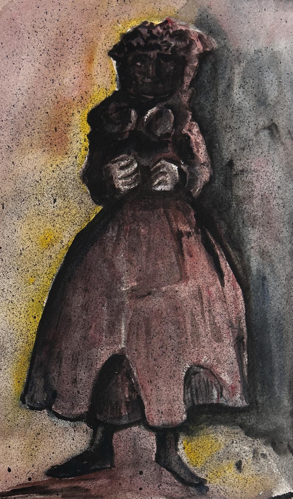 william l engle 1884 1957 untitled 1956 watercolor 12 x 7 sight 16 1 2 x 10 1 2 mat · Bakker Auctions · 2025-04-19 William L'Engle comparable auction result: william l engle 1884 1957 untitled 1956 watercolor 12 x 7 sight 16 1 2 x 10 1 2 mat
