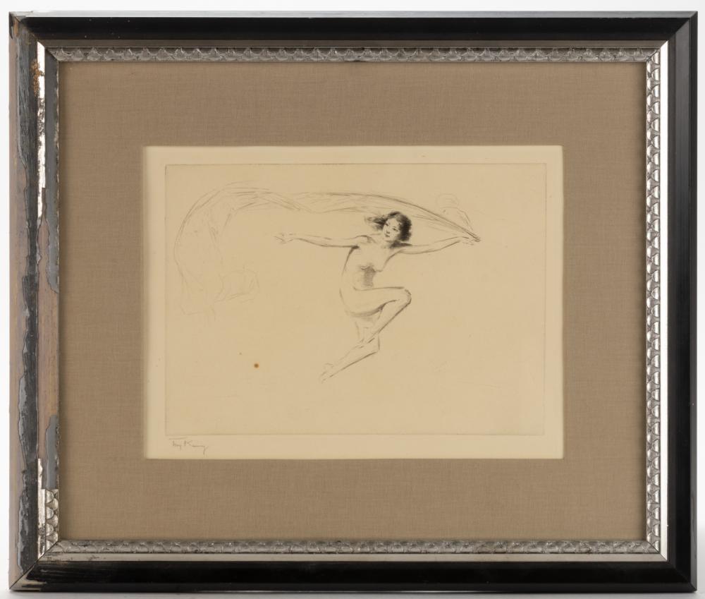 troy kinney american 1871 1938 youth print · Jeffrey S. Evans & Associates · 2025-04-26 Troy Kinney comparable auction result: troy kinney american 1871 1938 youth print