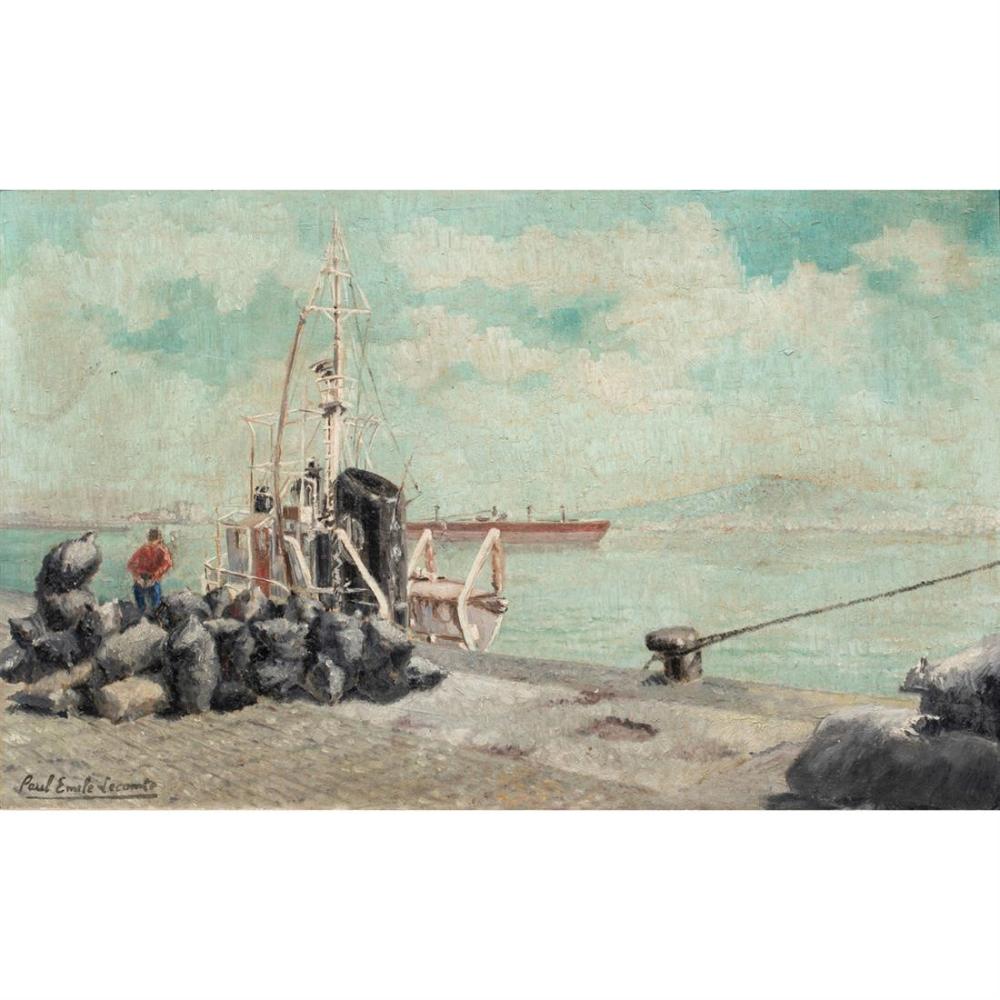 Painting, Paul Emile Lecomte sold by Clars Auctions, lot 2445 — auction record photograph