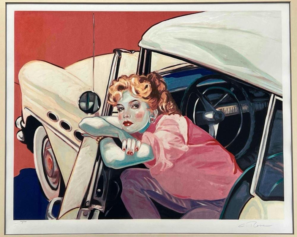 Colleen Ross comparable auction result: colleen ross american b 1946 serigraph