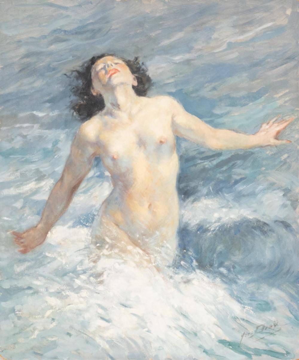 Yves Diey comparable auction result: yves diey signed oil painting on panel circa 1930