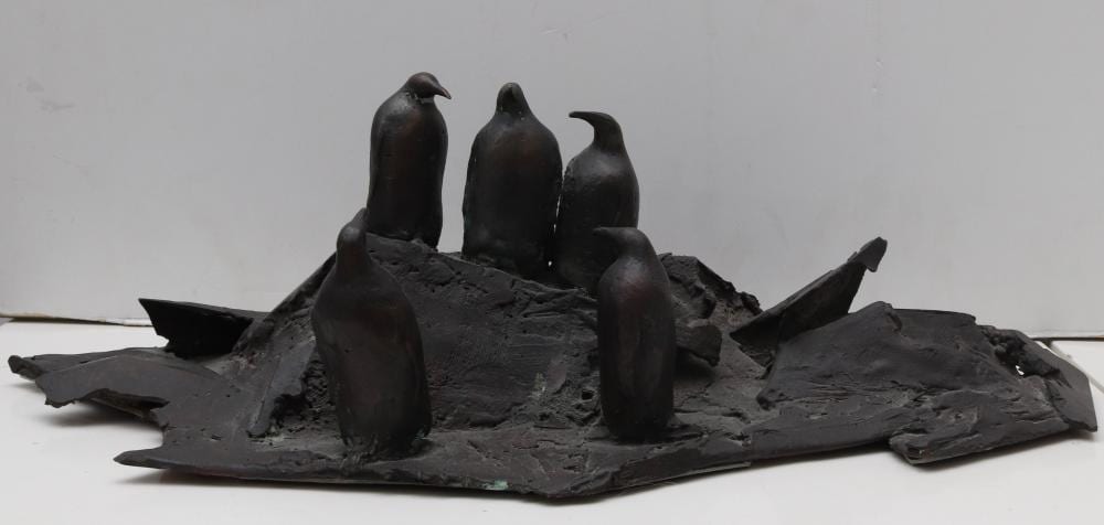 Stephen Walker comparable auction result: stephen walker 1927 2014 australia antarctic penguins on ice