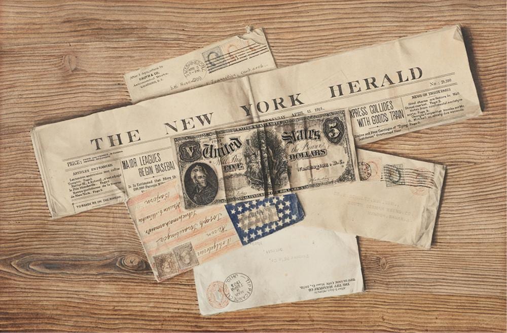 Otis Kaye comparable auction result: otis kaye attributed germany america 1885 1974 trompe l oeil ink and pencil on paper 35 x 52 cm 13 7 x 20 4 in