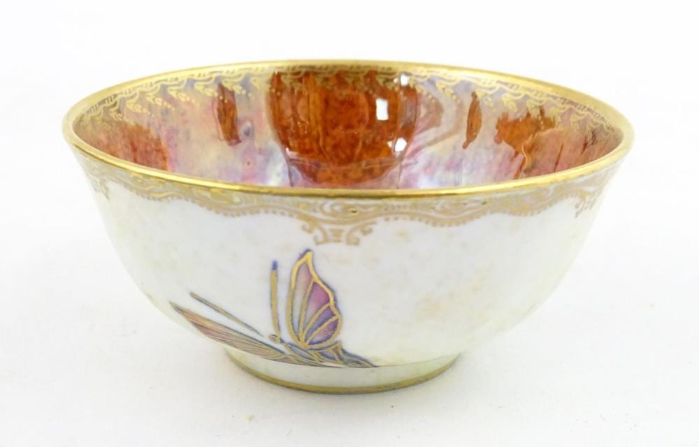 Diya al-Azzawi comparable auction result: a wedgwood fairyland lustre tea bowl designed by d