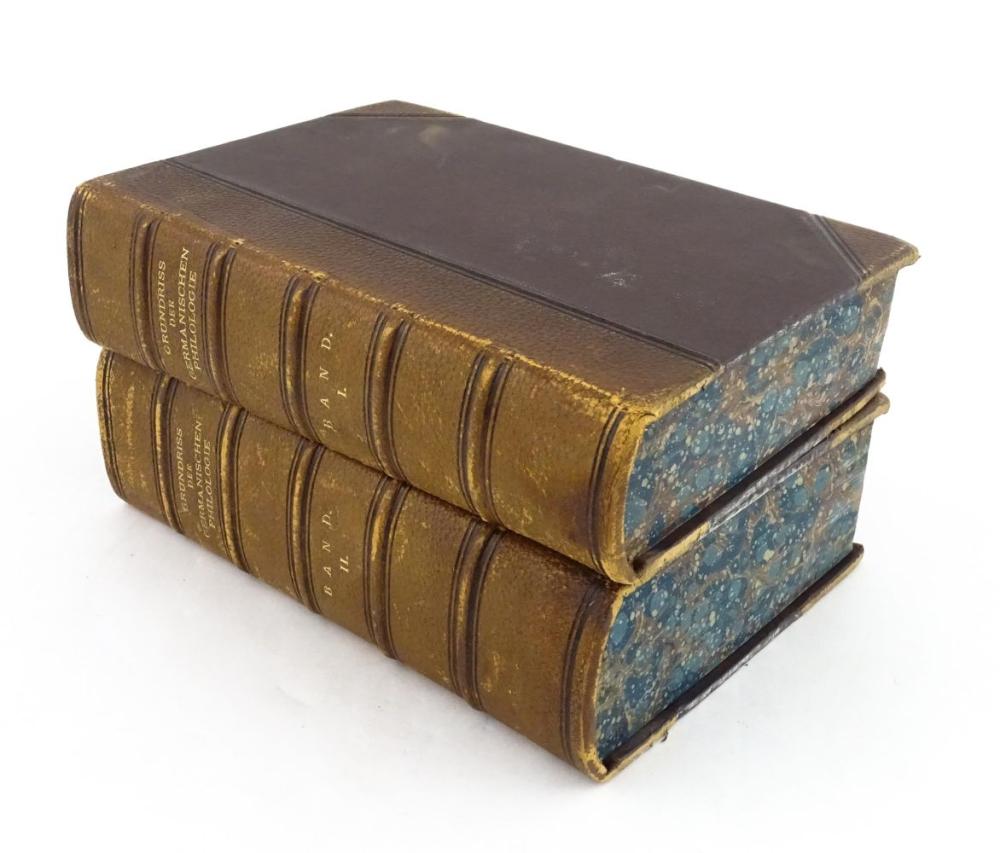 Heinrich von Angeli comparable auction result: books grundriss der germanischen philologie by h