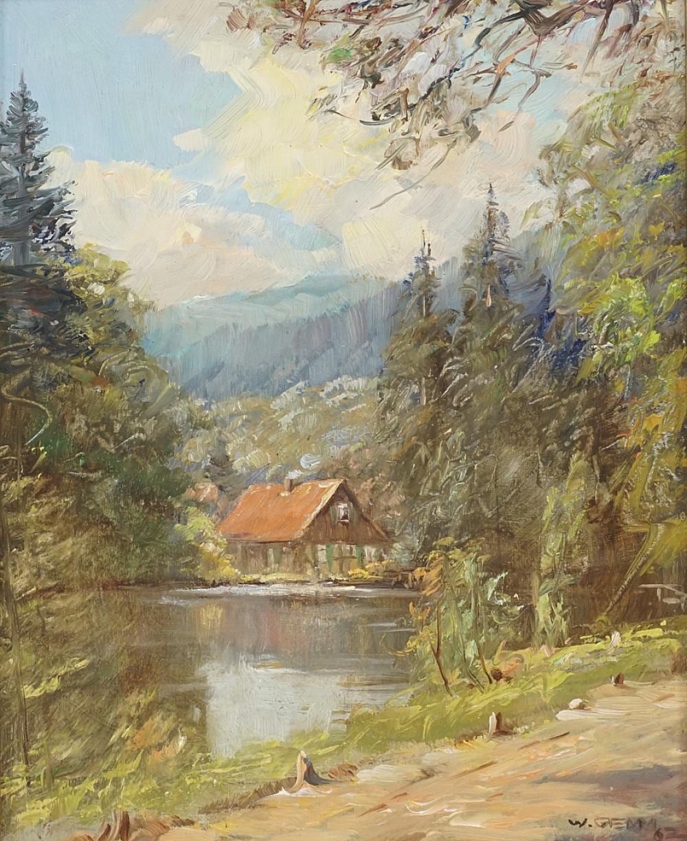 Walter Gemm comparable auction result: walter gemm 1898 1973 in christianental
