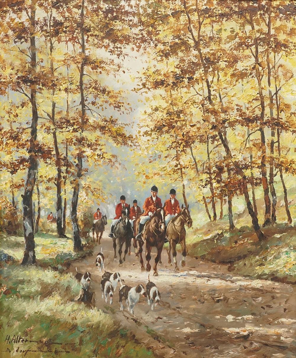 Horst Altermann comparable auction result: horst altermann 1925 1978 par force hunting