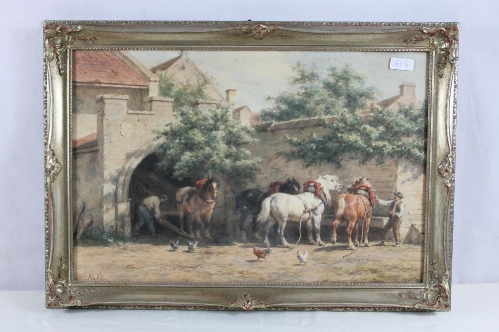 Willem Karel Nakken comparable auction result: willem carel nakken 1835 1926 tension horses