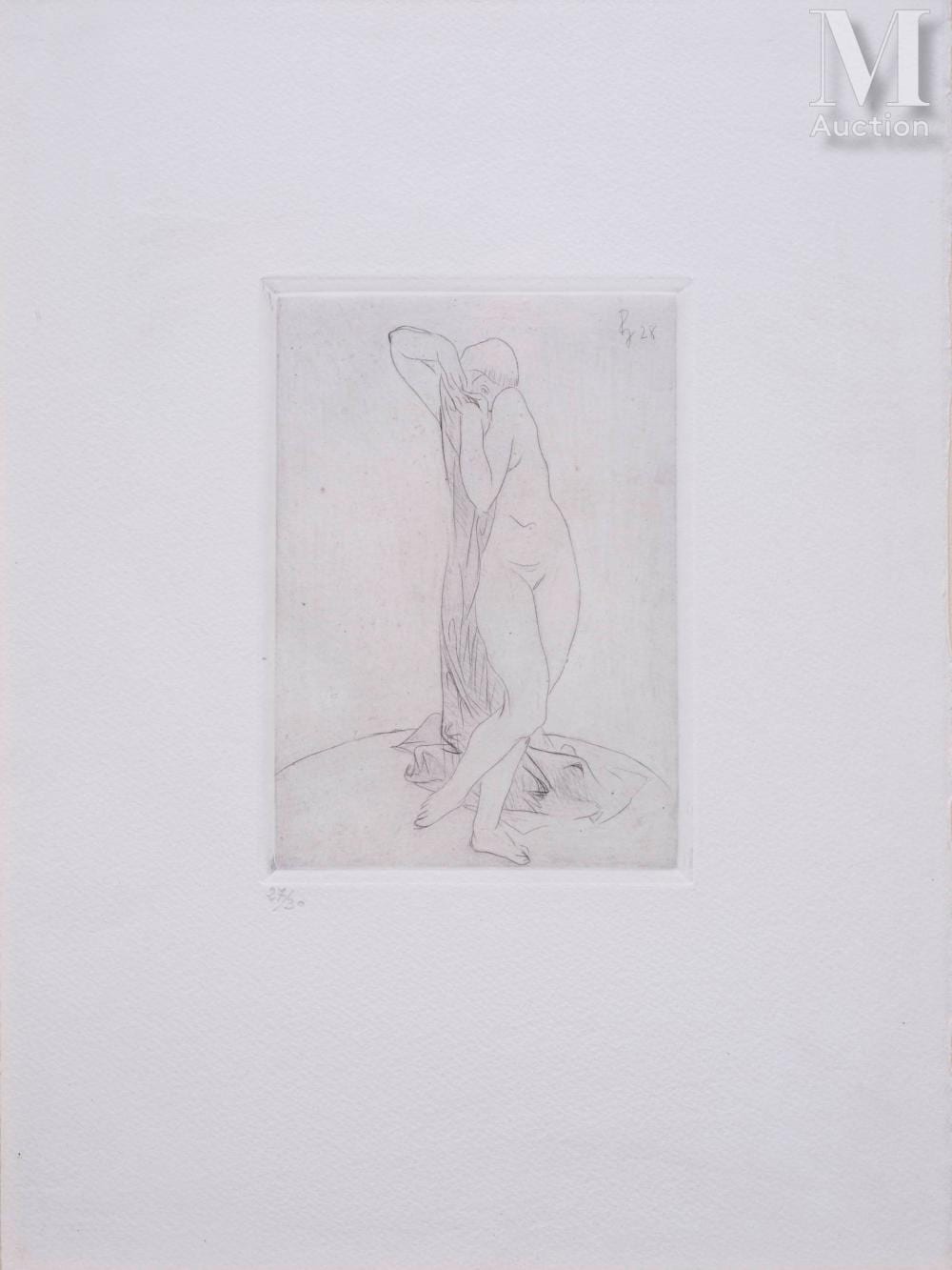 Pablo Gargallo comparable auction result: pablo gargallo 1881 1934 nu 1928