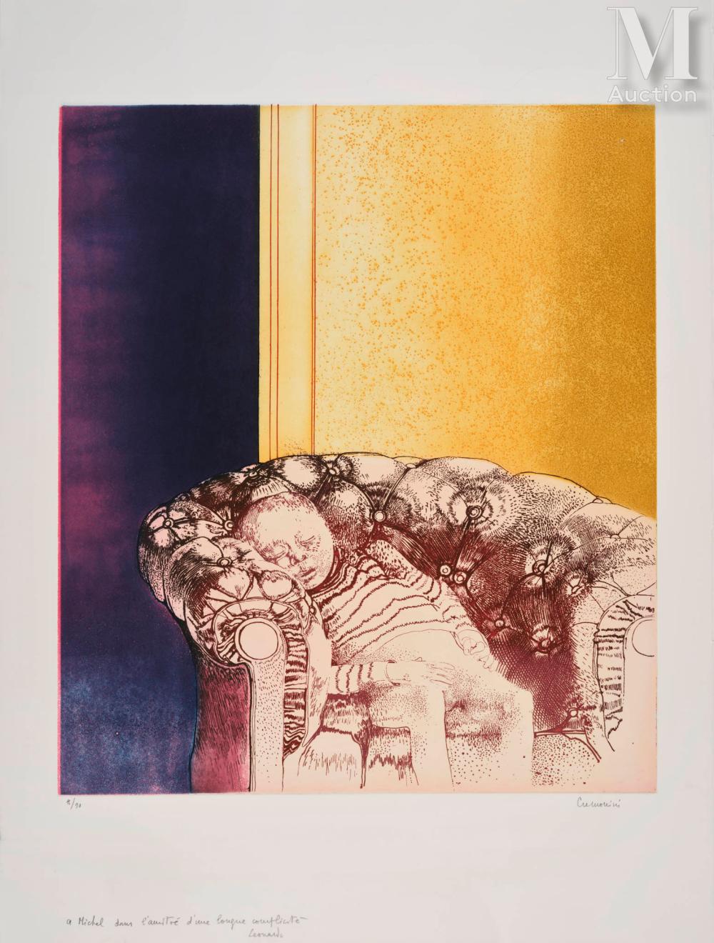 Leonardo Cremonini comparable auction result: leonardo cremonini 1925 2010 sans titre c 1990