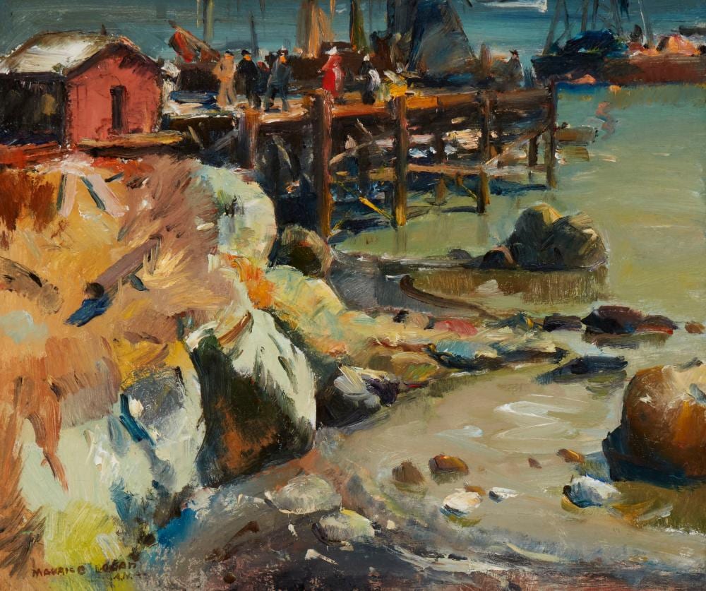 maurice logan 1886 1977 fish boats 1926 · John Moran Auctioneers · 2025-05-06 Maurice George Logan comparable auction result: maurice logan 1886 1977 fish boats 1926