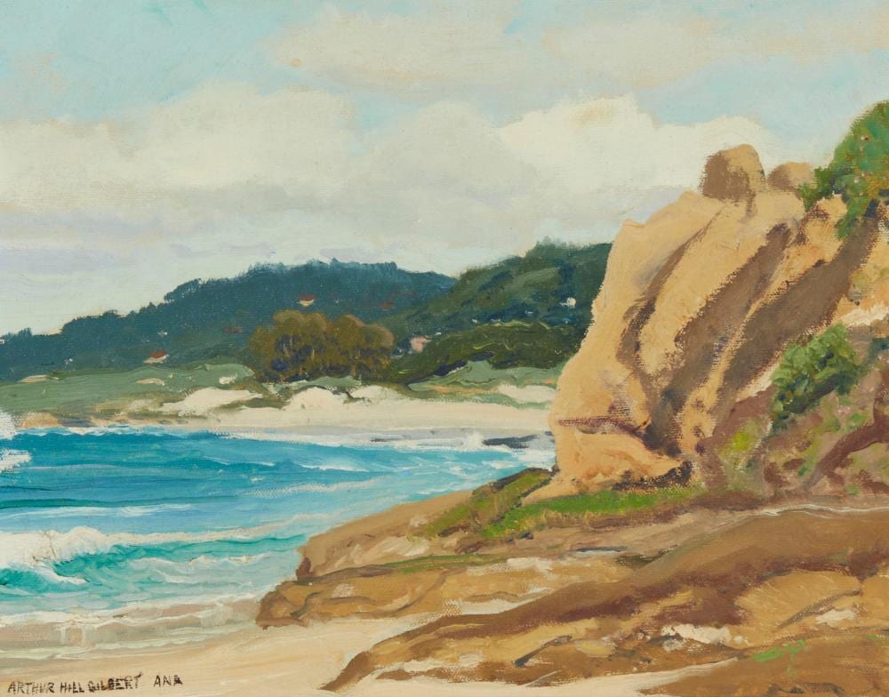 Arthur Hill Gilbert comparable auction result: arthur hill gilbert 1894 1970 california coastal view