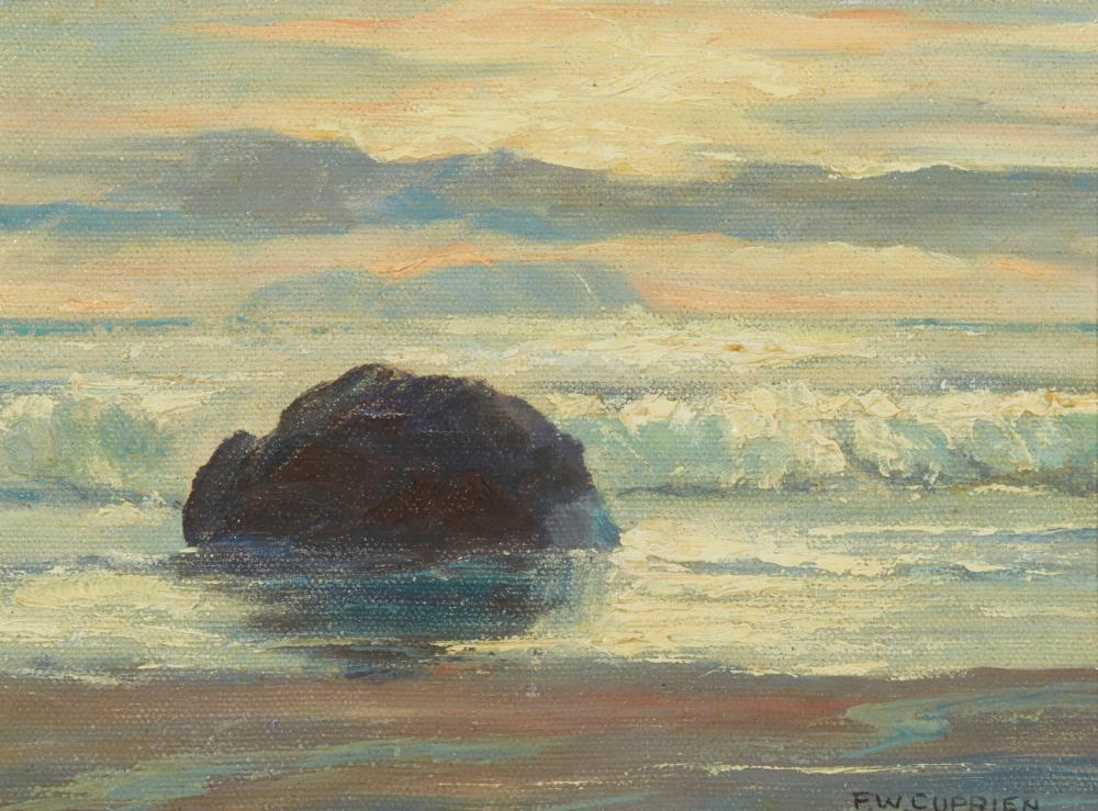 Frank William Cuprien comparable auction result: frank william cuprien 1871 1948 coastal rock