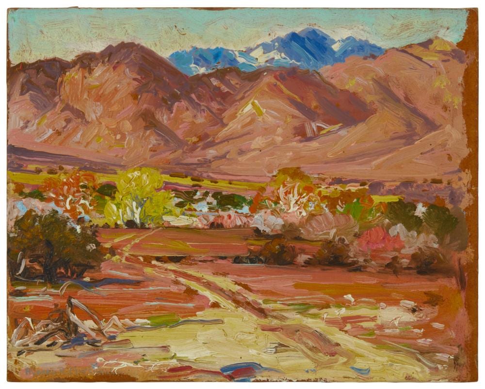 Alfred R. Mitchell comparable auction result: alfred r mitchell 1888 1972 autumn desert