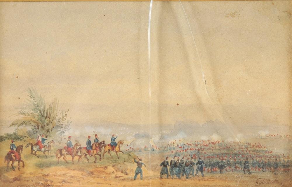 gaspard gobaut 1814 1882 sc ne de bataille durant la conqu te · Les Andelys Enchères · 2025-04-26 Gaspard Gobaut comparable auction result: gaspard gobaut 1814 1882 sc ne de bataille durant la conqu te