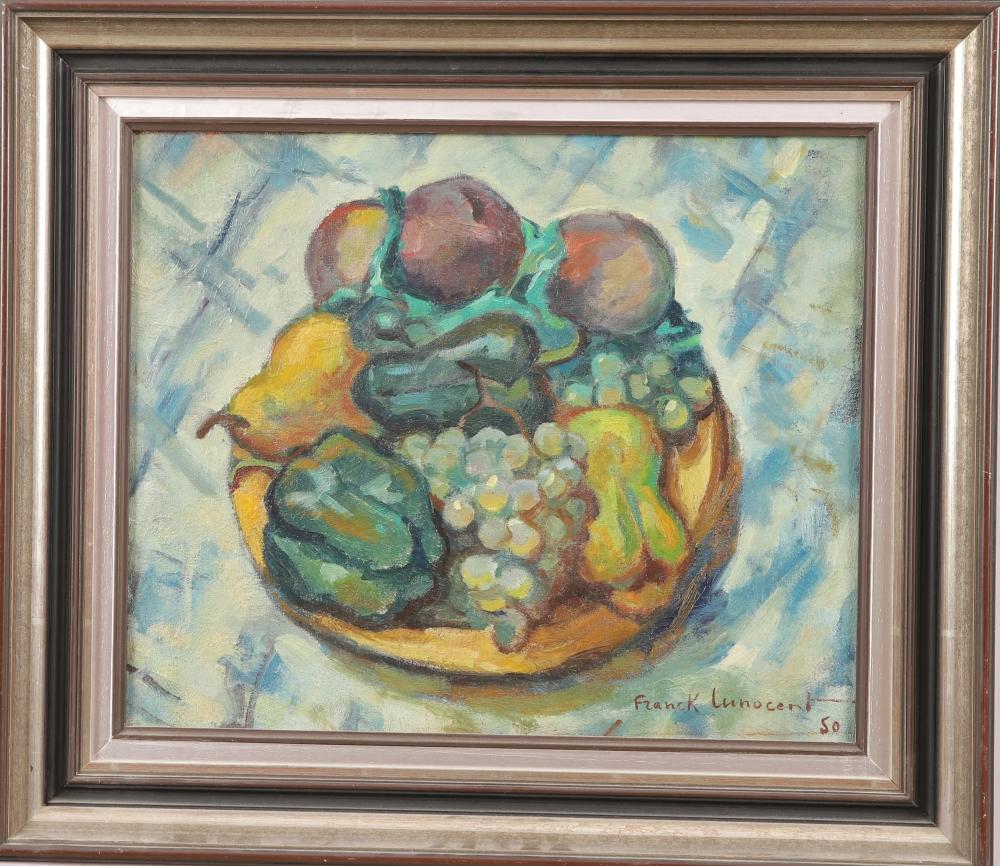Franck Innocent comparable auction result: franck innocent 1912 1983 raisins p ches poire et poivrons su