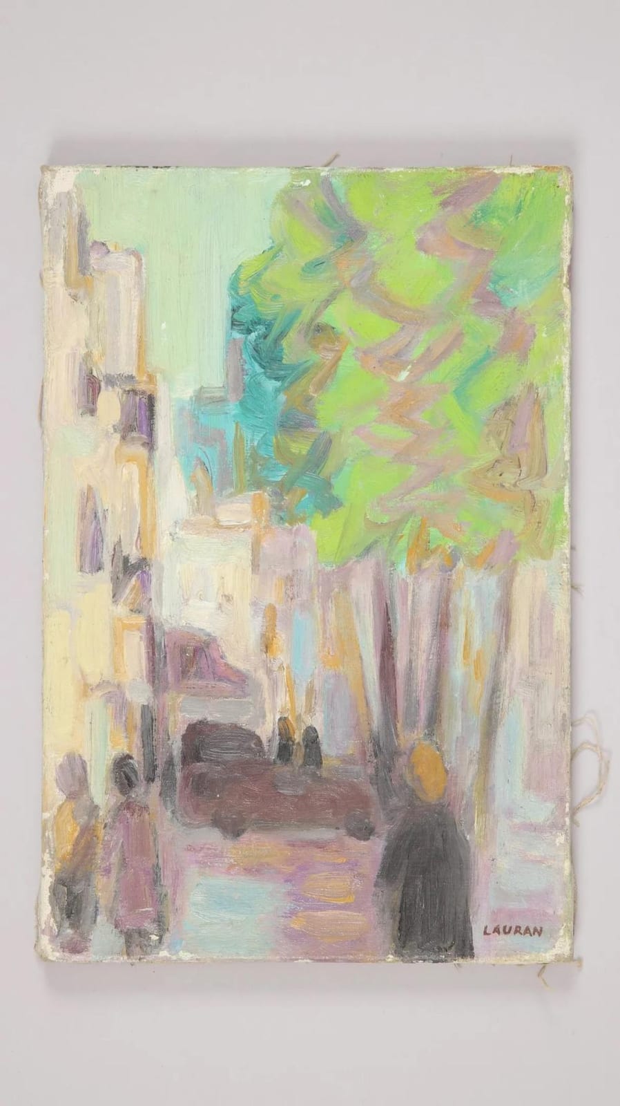 André Lauran comparable auction result: andr lauran 1922 2009 rue anim e huile sur toile sign e en b