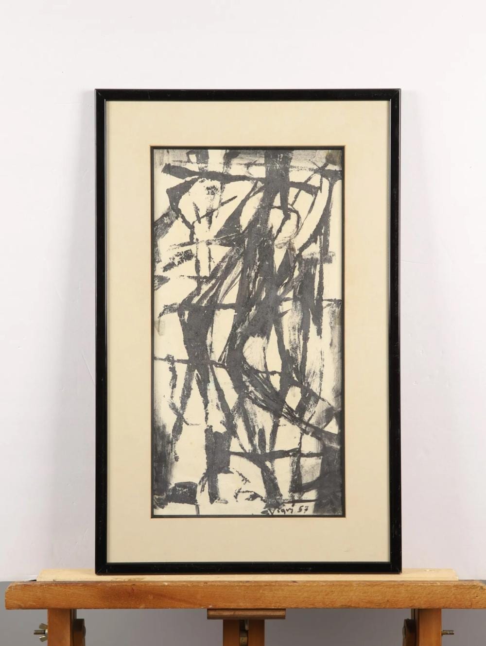 Sylvain Vigny comparable auction result: sylvain vigny 1903 1970 composition 1957 lithographie sign e