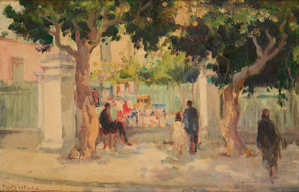 kamel moustafa egyptian 1917 1982 · Olympia Auctions · 2025-05-07 Kamel Moustafa comparable auction result: kamel moustafa egyptian 1917 1982