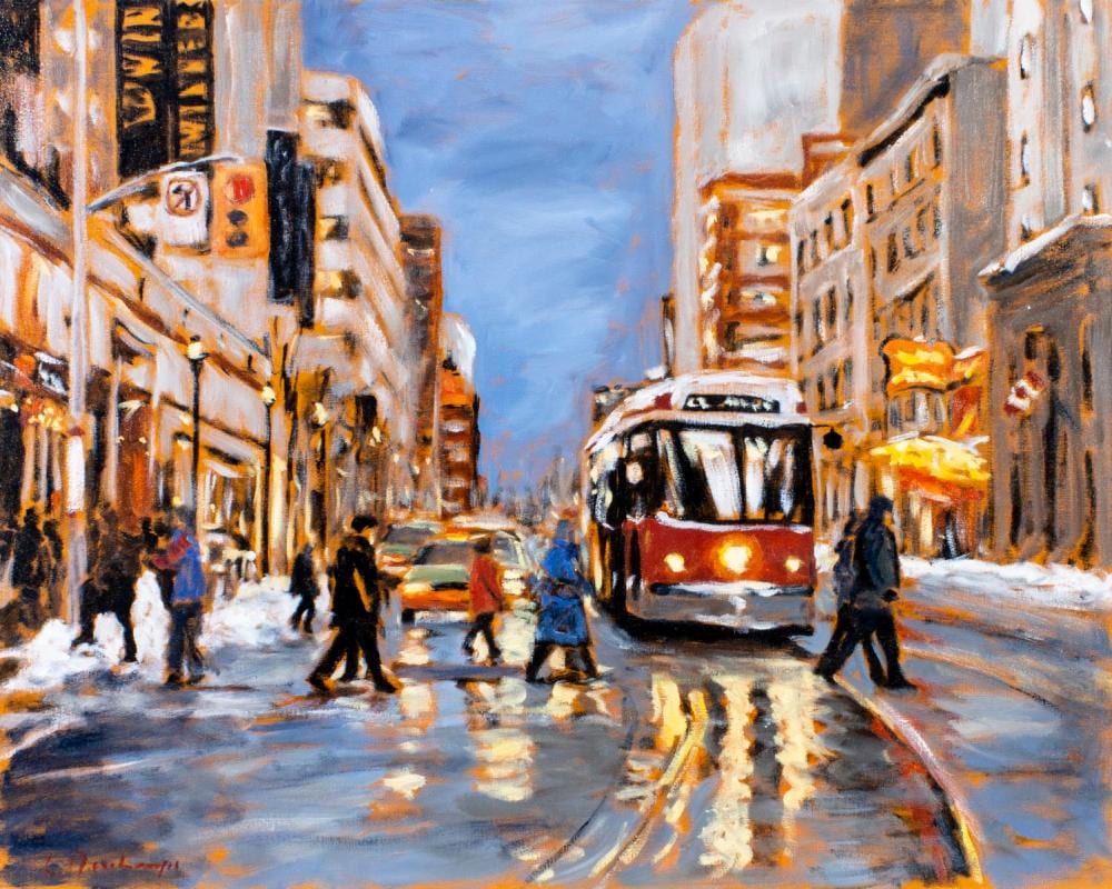 Luc Deschamps comparable auction result: luc deschamps canada b 1961 oil painting