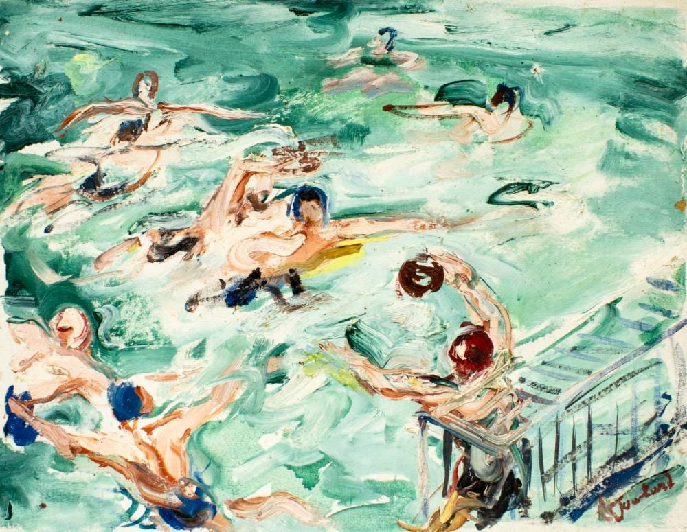 Adrienne Jouclard comparable auction result: adrienne jouclard france 1882 1971 oil painting