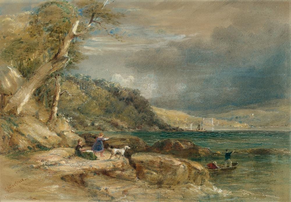 Conrad Martens comparable auction result: conrad martens elizabeth bay sydney c 1840