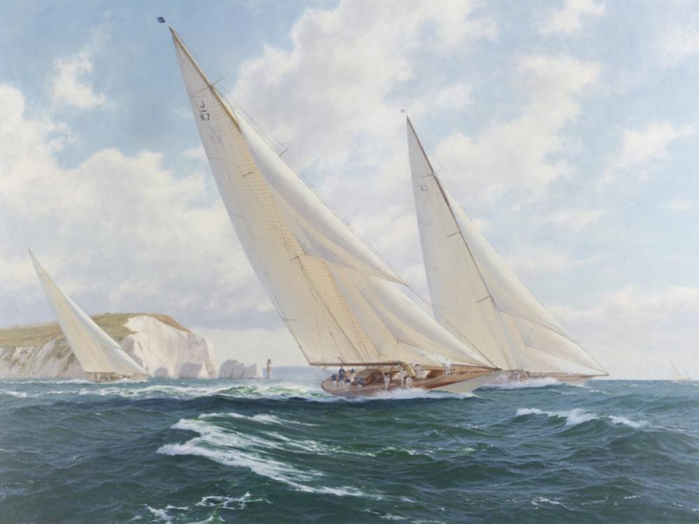 john steven dews british born 1949 valsheda just ahead of astra with candida trailing · Bonhams · 2025-04-30 John Steven Dews comparable auction result: john steven dews british born 1949 valsheda just ahead of astra with candida trailing