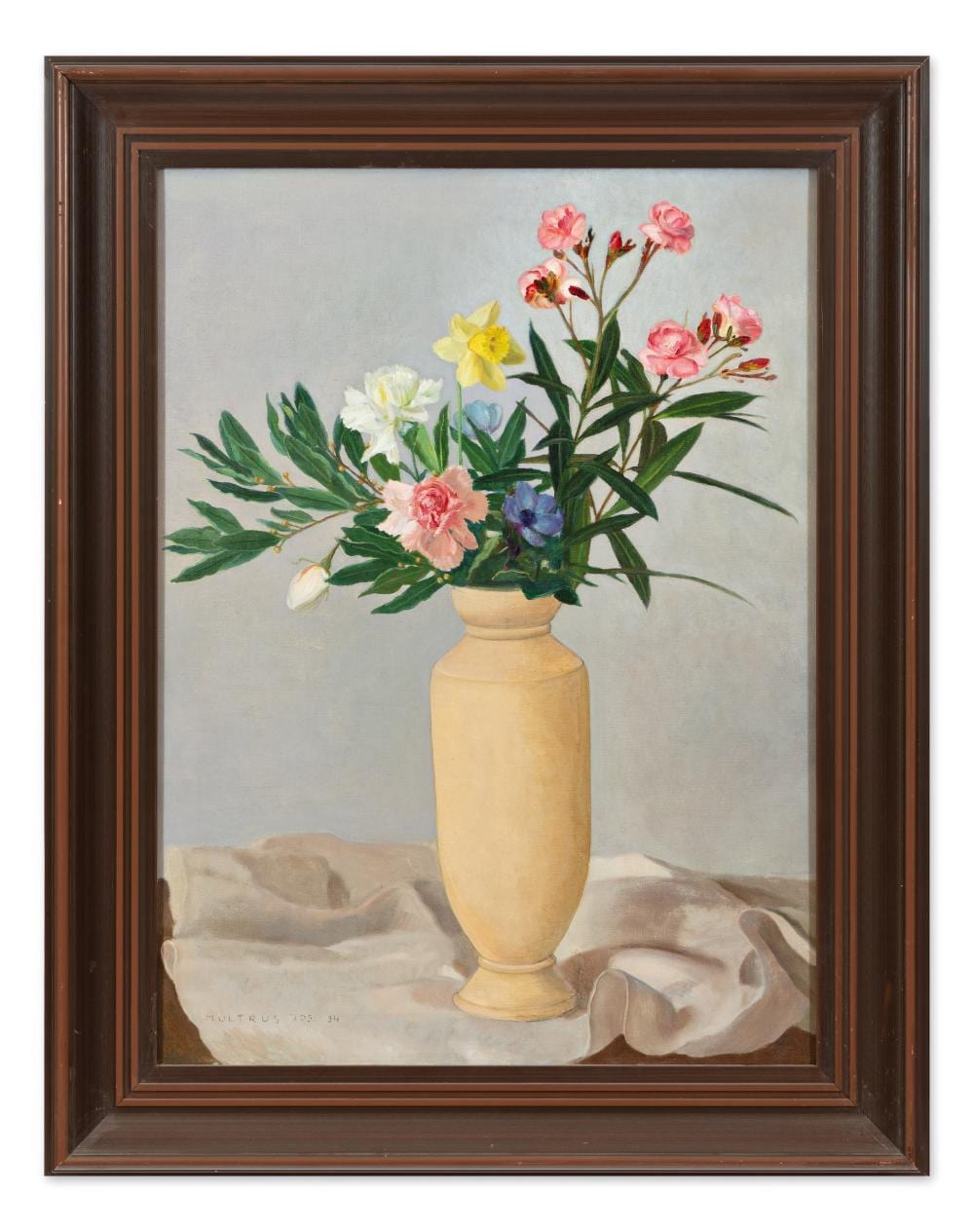 josef multrus czech bohemian 1898 1957 still life with flowers in a vase · Einszwei Gallery · 2025-05-26 Josef Multrus comparable auction result: josef multrus czech bohemian 1898 1957 still life with flowers in a vase
