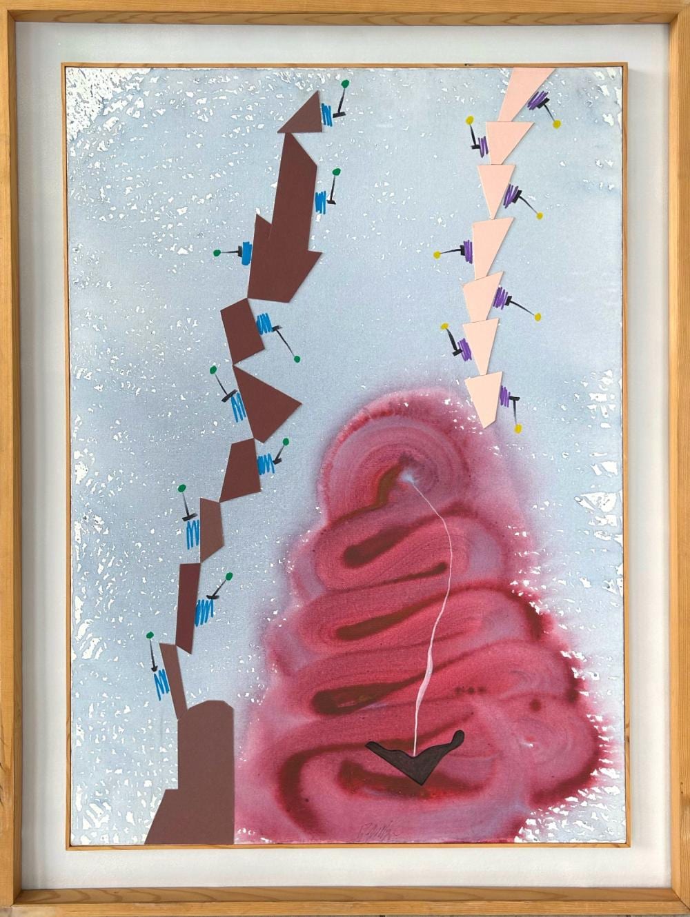 Sergio Dangelo comparable auction result: sergio dangelo fiori per aladino
