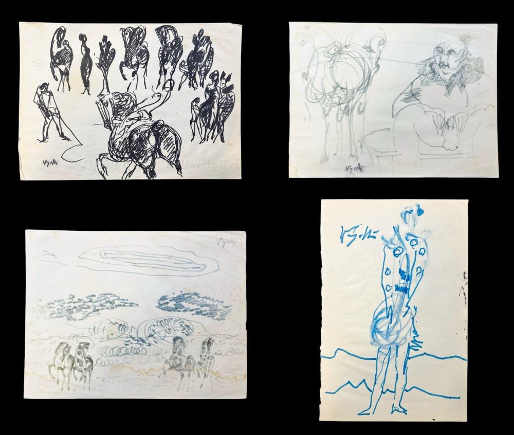 Antonio Vangelli comparable auction result: antonio vangelli quattro disegni