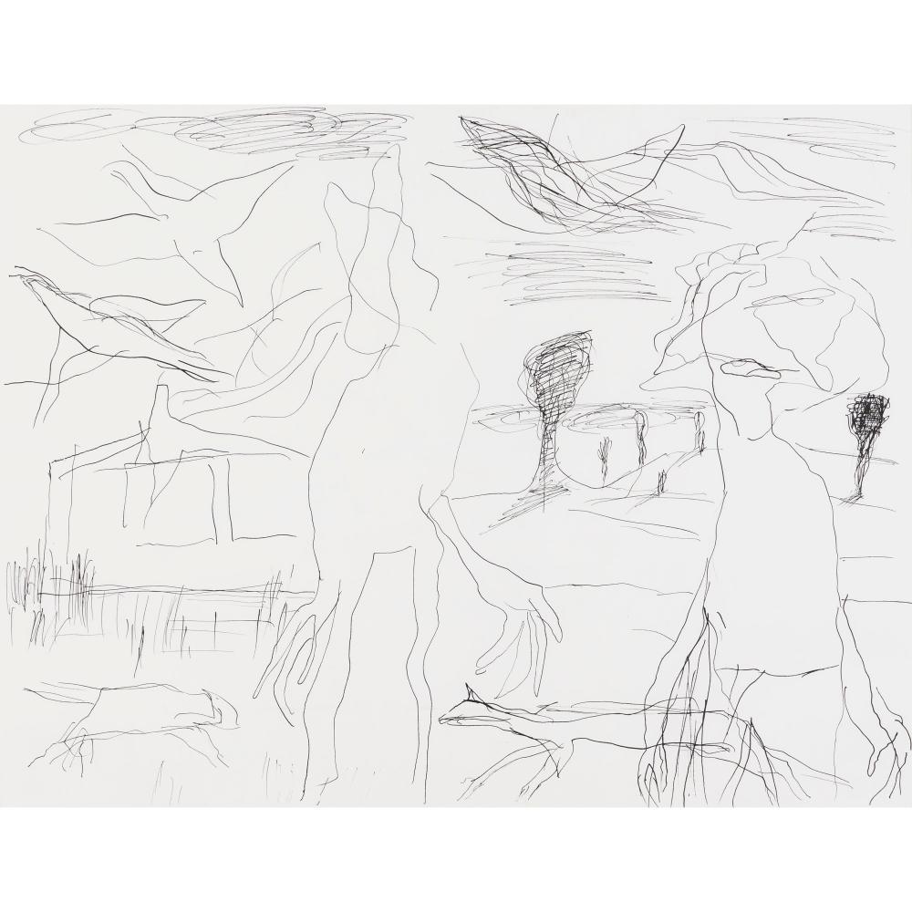 Ken Whisson comparable auction result: ken whisson born 1927 summer s day 2002 ink on paper 38 x 50cm