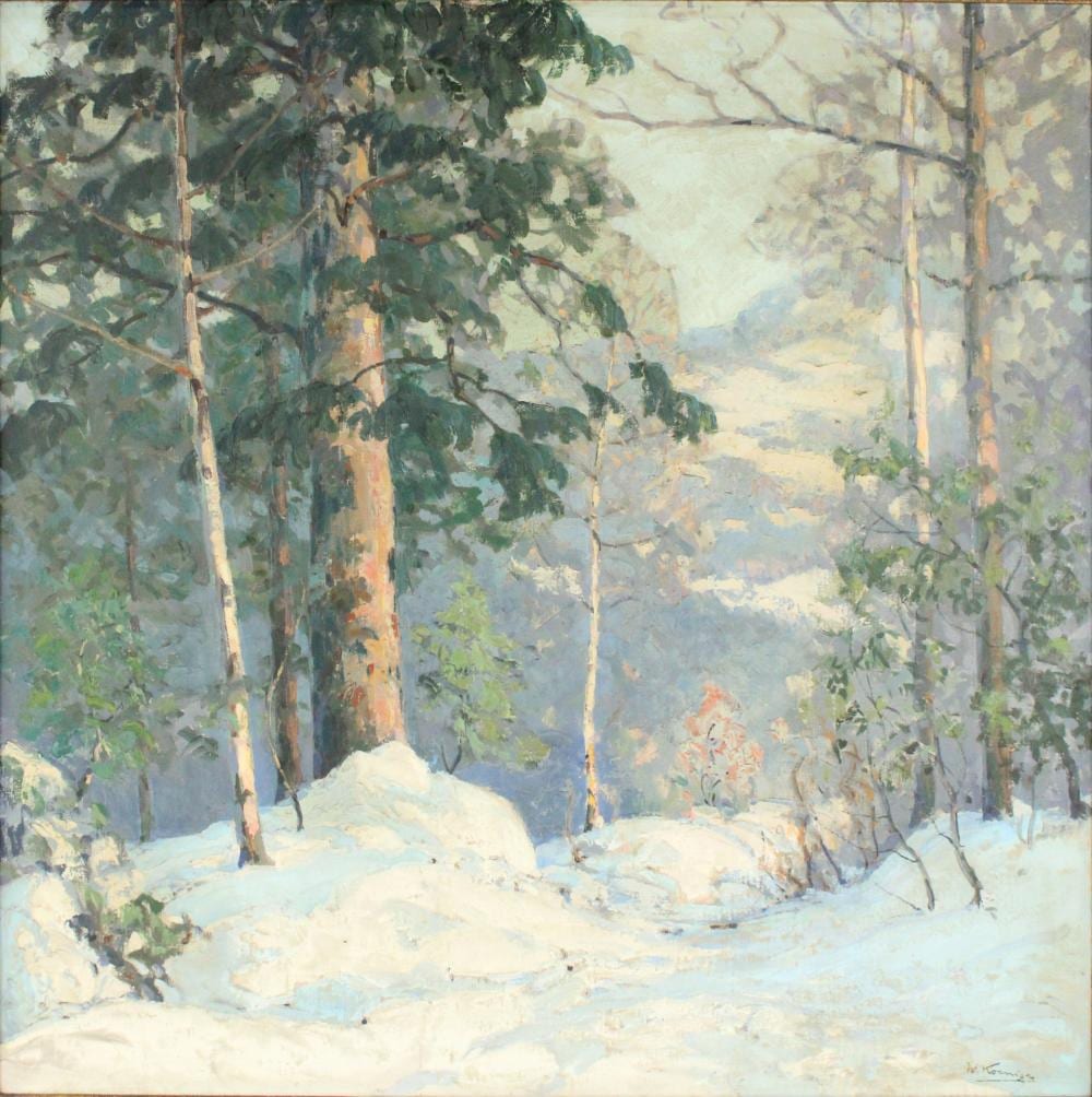 walter koeniger 1881 1943 snow covered forest oil on canvas · Nye & Company · 2025-05-01 Walter Koeniger comparable auction result: walter koeniger 1881 1943 snow covered forest oil on canvas