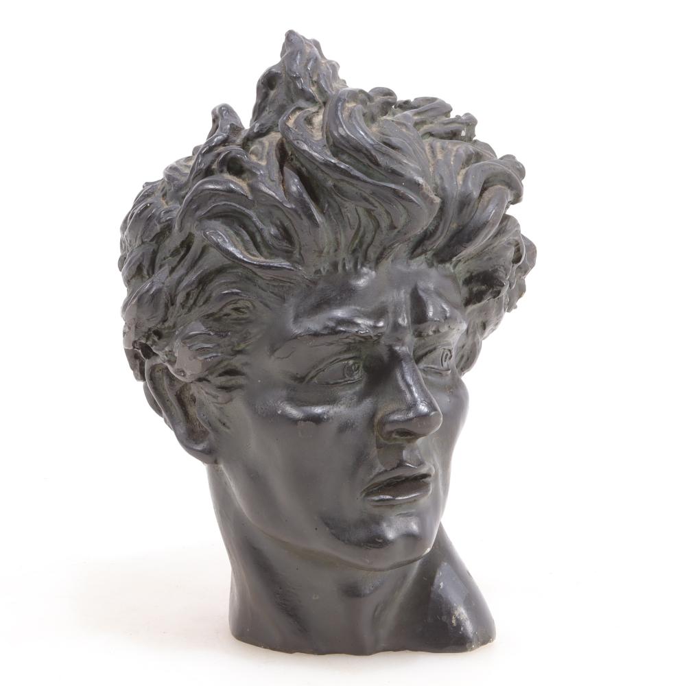 Edward Melcarth comparable auction result: edward melcarth heroic head signed