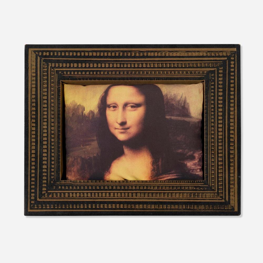Nelson Leirner comparable auction result: nelson leirner nelson leirner x mona lisa cushion