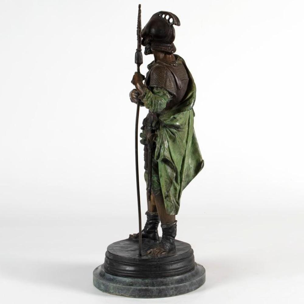 Louis Marie Moris comparable auction result: a cold painted bronze figural sculpture by louis marie moris