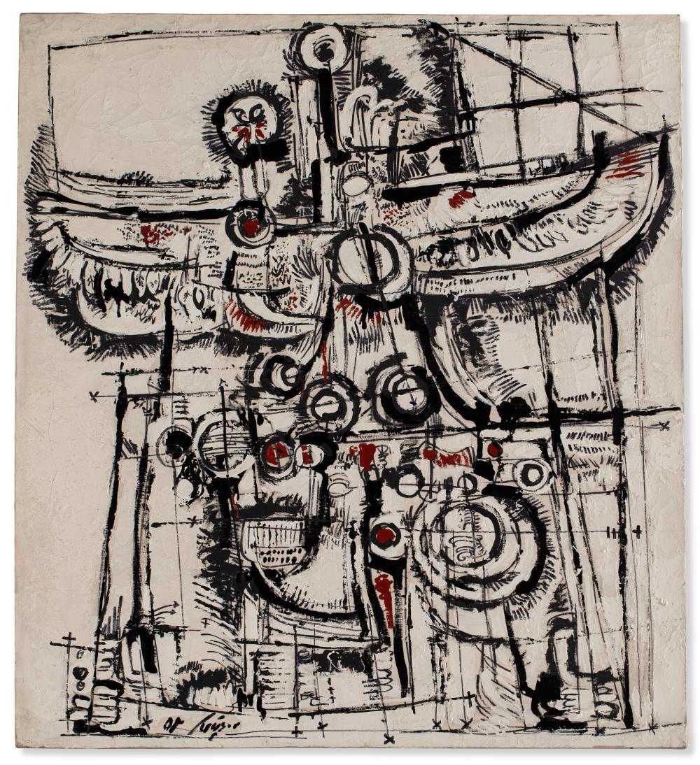 Massoud Arabshahi comparable auction result: massoud arabshahi 1935 tehran 2019 tehran untitled oil on canvas52