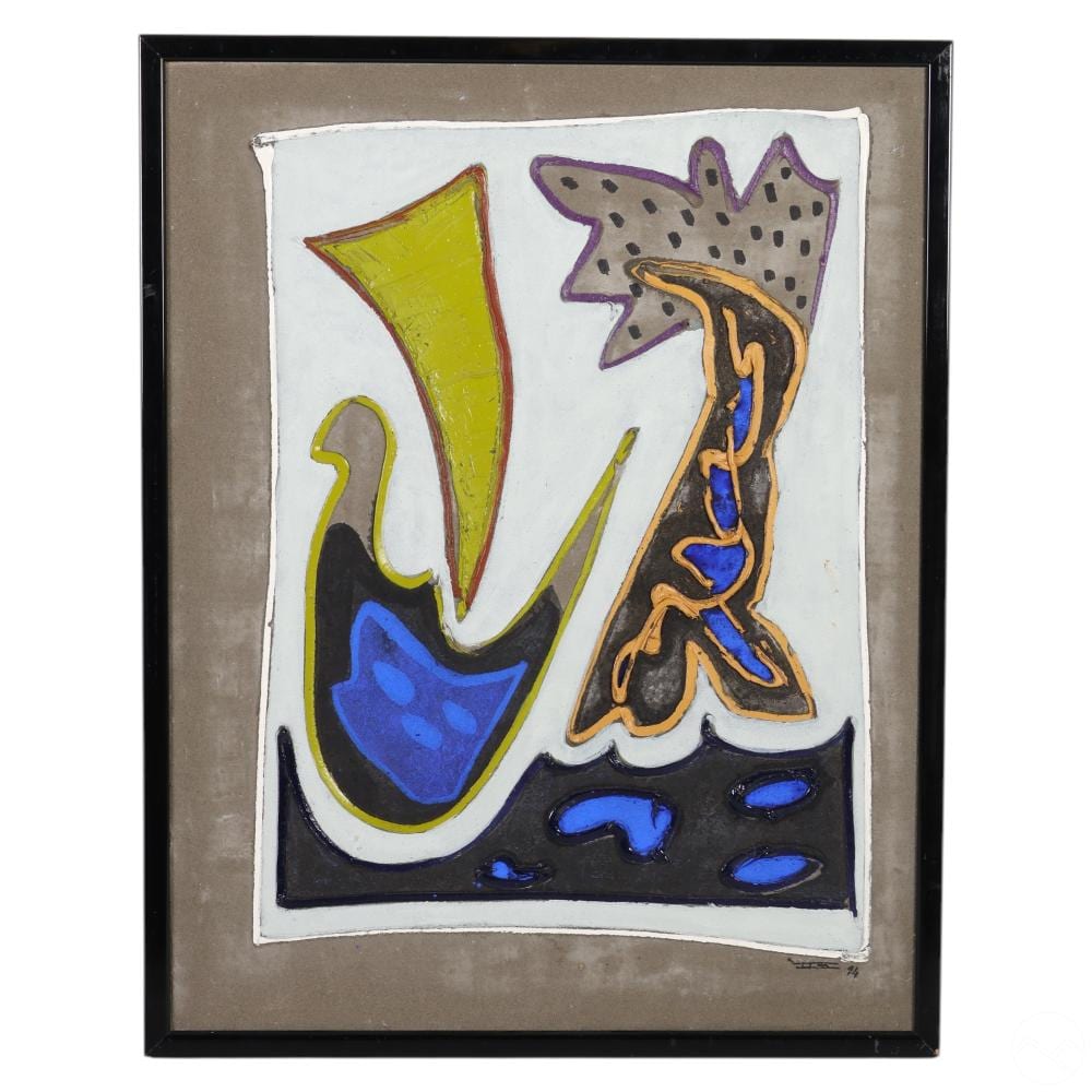 Paolo Valle comparable auction result: paolo valle b 1948 jasons return abstract painting