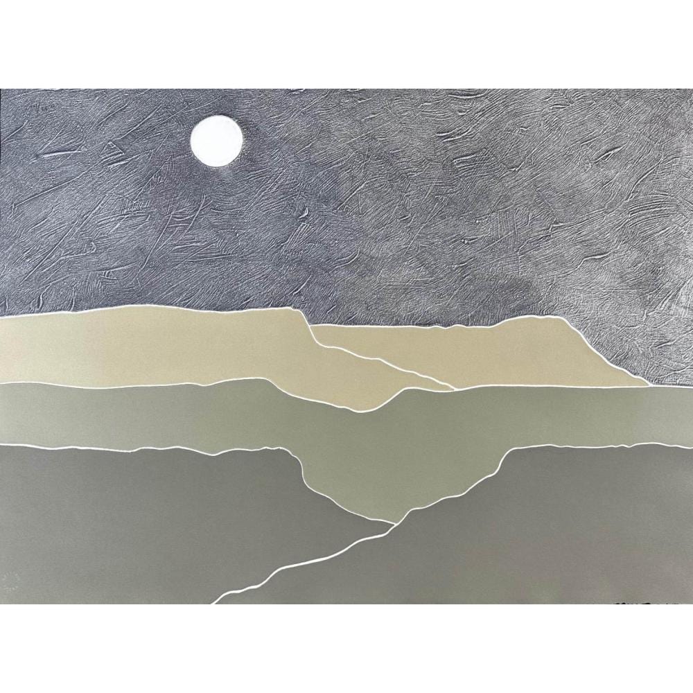Peter Keefer comparable auction result: peter keefer american 1933 serigraph taos dusk signed