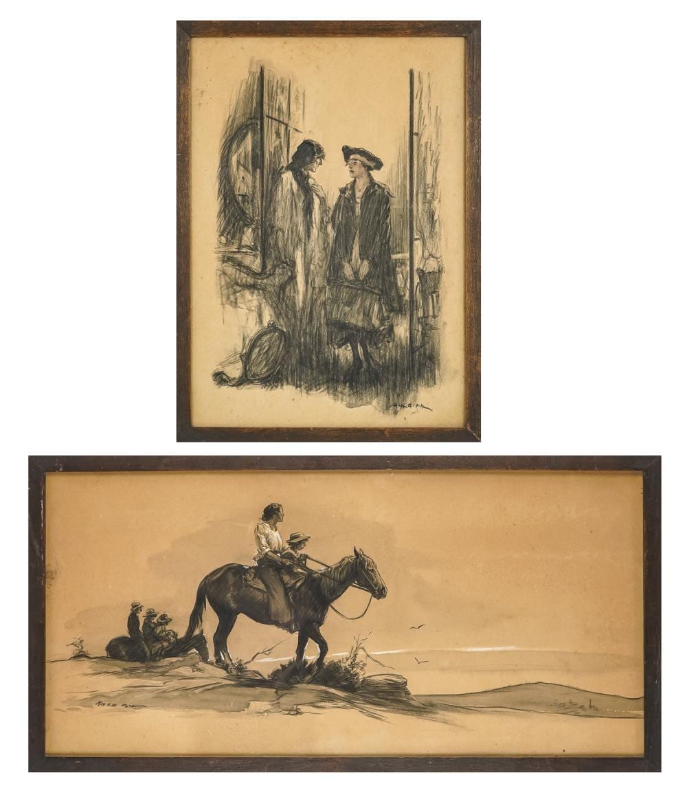 Henry Patrick Raleigh comparable auction result: henry patrick raleigh am 1880 1944 two illustrations