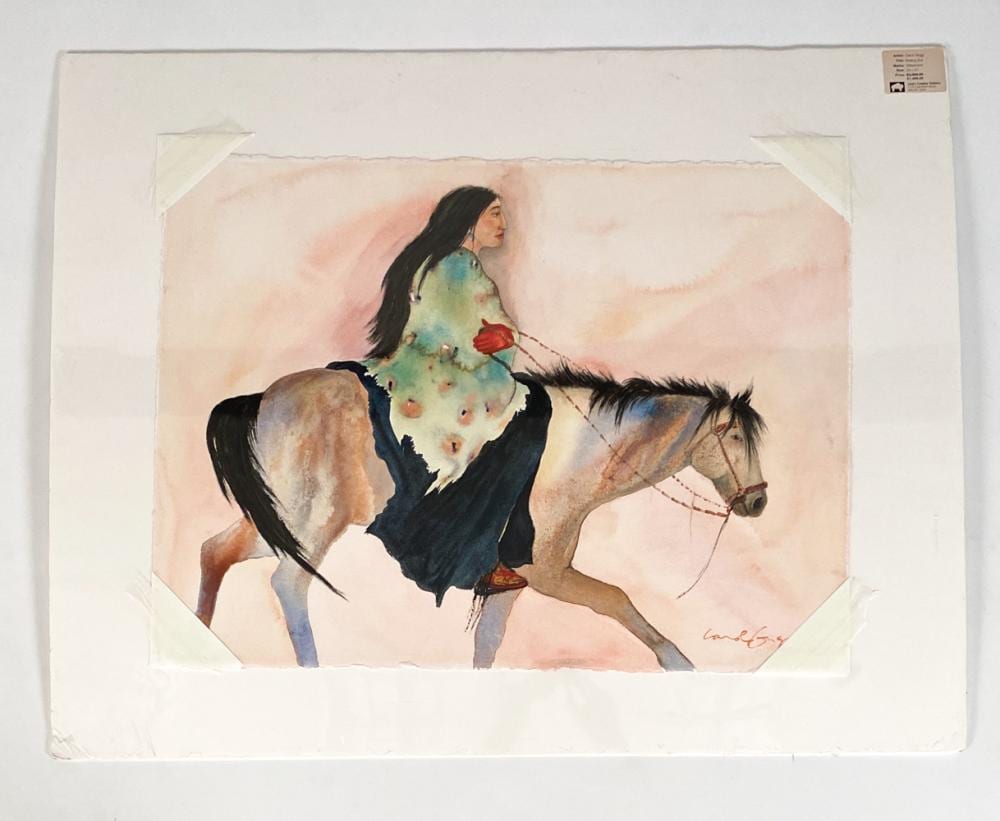 Carol Grigg comparable auction result: carol grigg b 1942 watercolor on paper