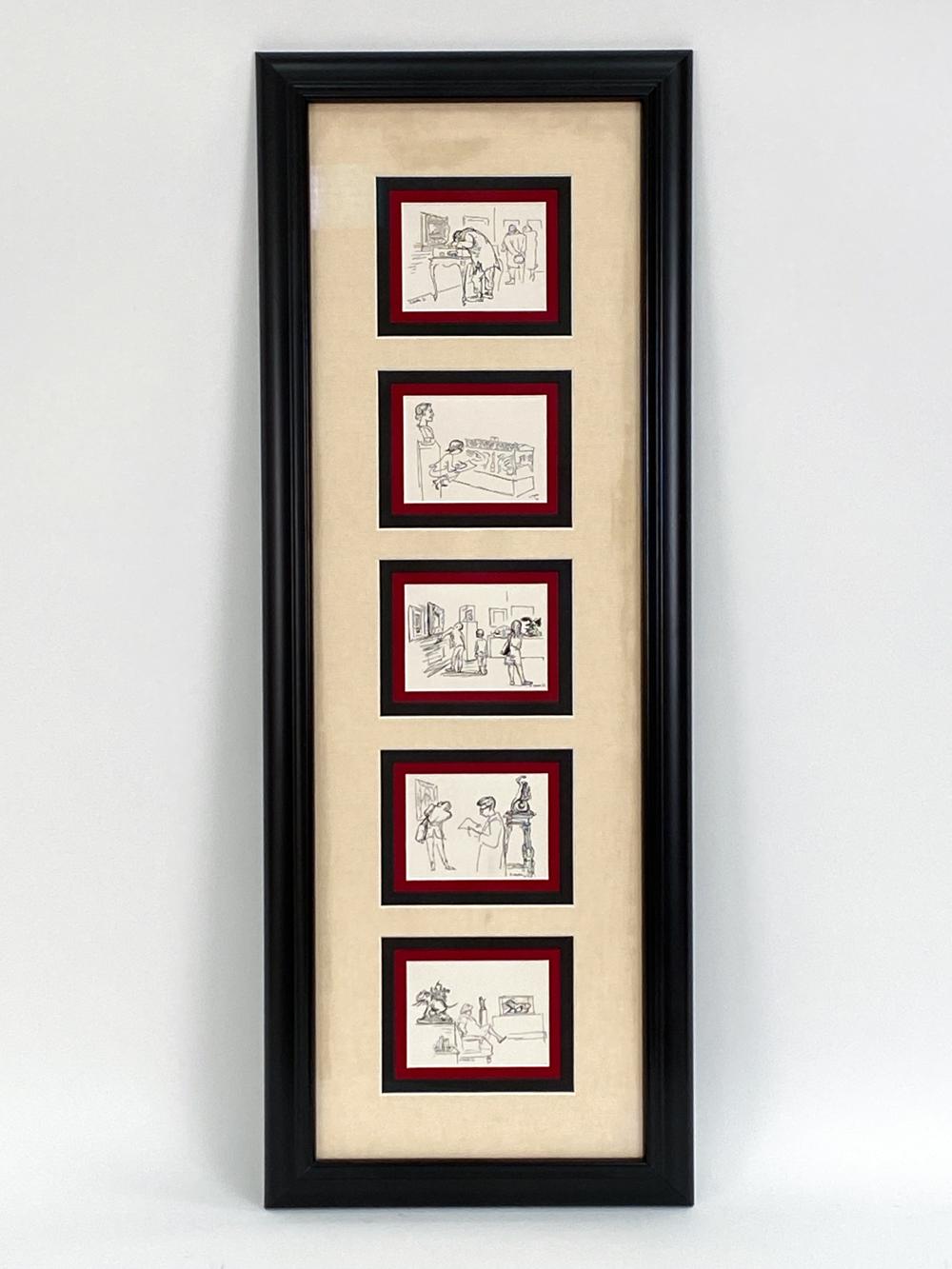 Aaron Sopher comparable auction result: aaron sopher 1905 1975 set of pen ink drawings