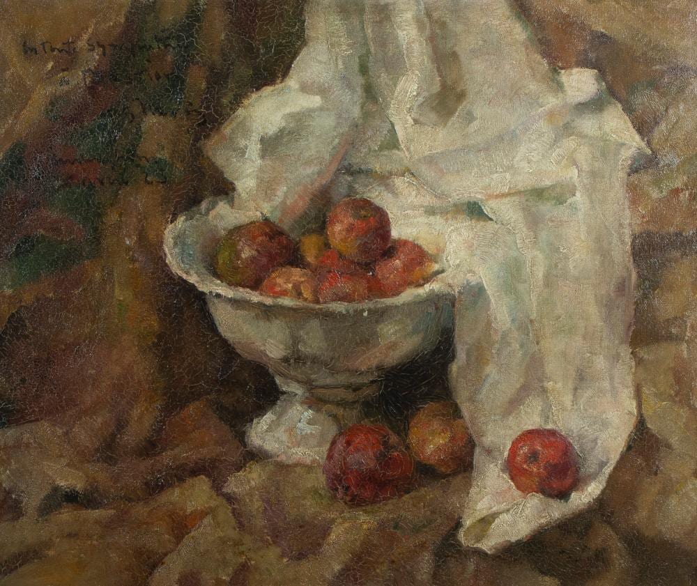 Arthur Navez comparable auction result: arthur navez 1881 1931 oil on canvas still life with fruit signed and dated 23