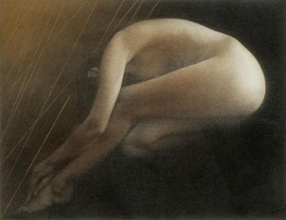 Mikio Watanabe comparable auction result: mikio watanabe 1954 mezzotint pluie d or signed and numbered 55 99