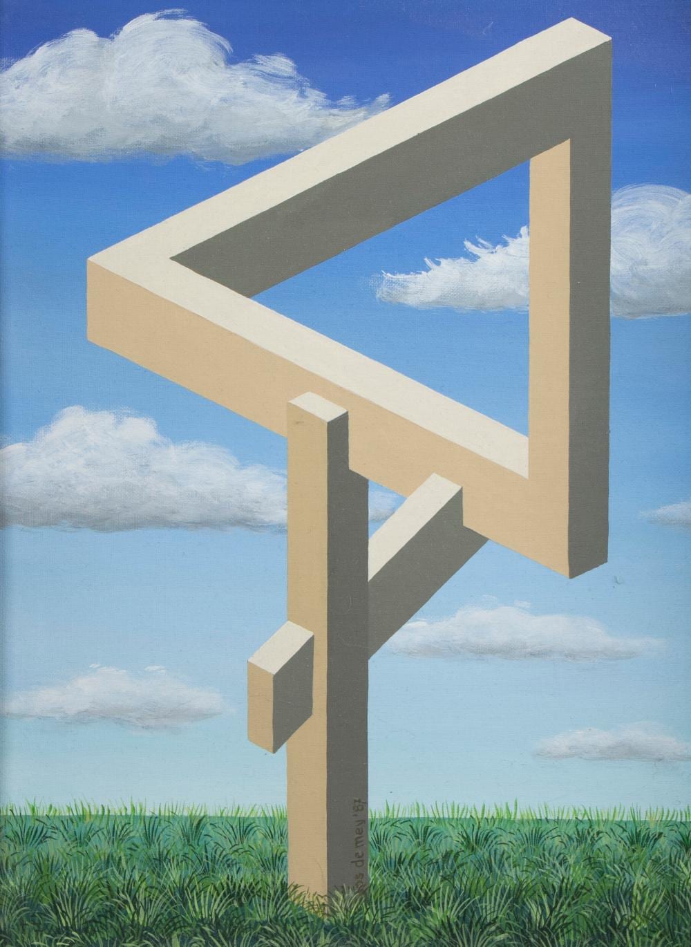 jos de mey 1928 2007 oil on panel untitled signed and dated 87 · Maison Jules Veilinghuis · 2025-05-12 Jos De Mey comparable auction result: jos de mey 1928 2007 oil on panel untitled signed and dated 87