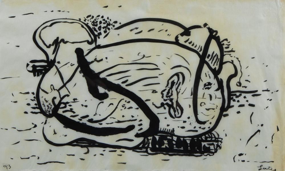 jim lutes 1955 ink on paper untitled signed and dated 93 · Maison Jules Veilinghuis · 2025-05-12 Jim Lutes comparable auction result: jim lutes 1955 ink on paper untitled signed and dated 93