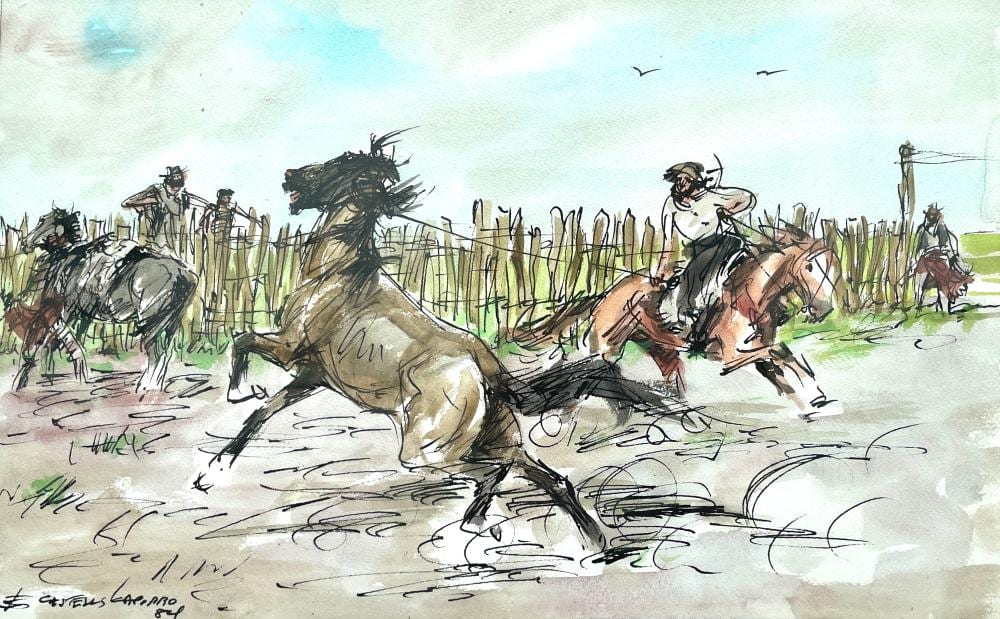 enrique castells capurro the dressage · Zorrilla Subastas · 2025-05-10 Enrique Castells Capurro comparable auction result: enrique castells capurro the dressage