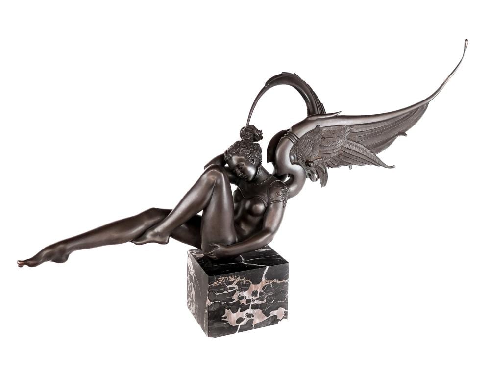 Michael PARKES "Angel of Dawn" Bronze sold by Roland Auctions NY, lot 84 — auction record photograph