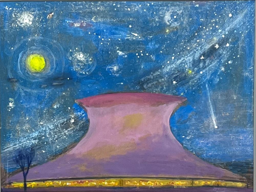 fred conway american 1900 1973 st louis planetarium acrylic on canvas signed · Woodard Lipe · 2025-05-03 Fred Conway comparable auction result: fred conway american 1900 1973 st louis planetarium acrylic on canvas signed