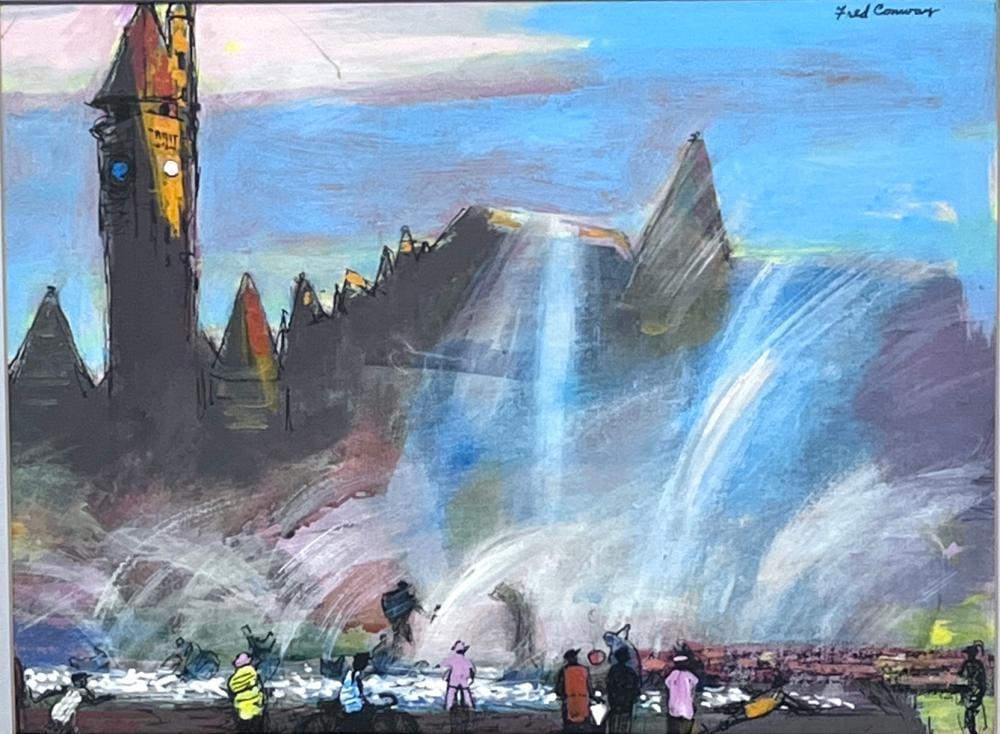 fred conway american 1900 1973 union station miles fountain acrylic on canvas signed · Woodard Lipe · 2025-05-03 Fred Conway comparable auction result: fred conway american 1900 1973 union station miles fountain acrylic on canvas signed