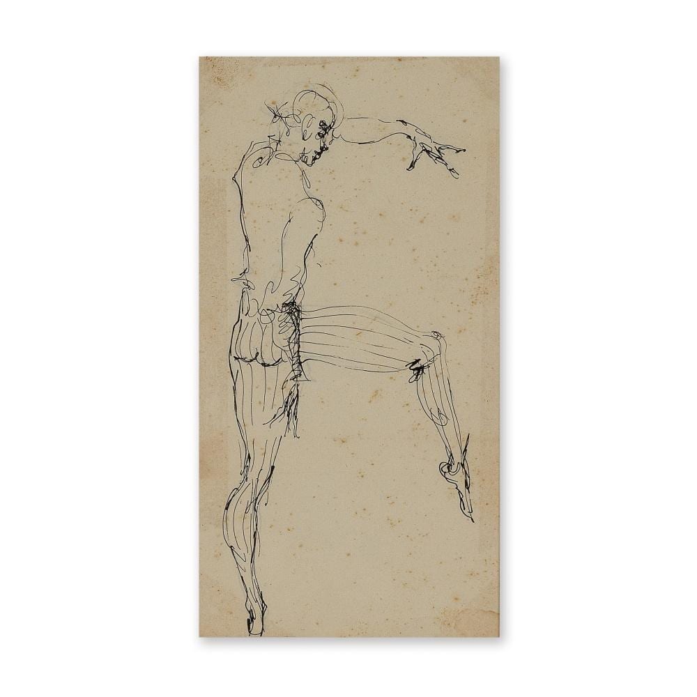 Stanislao Lepri comparable auction result: stanislao lepri 1905 1980 danseur uvre recto verso